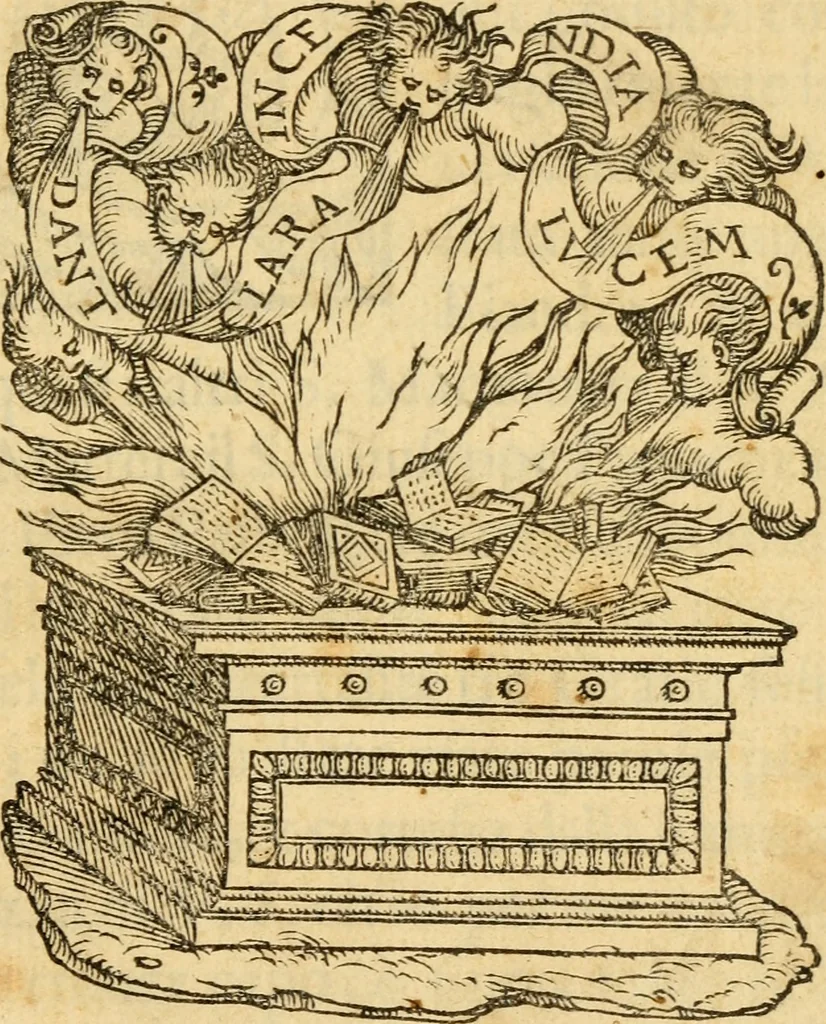 An illustration from De pesci romani, 1560, leaf 8