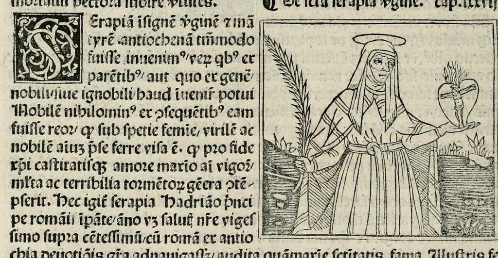 An illustration from De plurimis claris sceletisq mulieribus opus prope diuinu novissime congestum, leaf 128