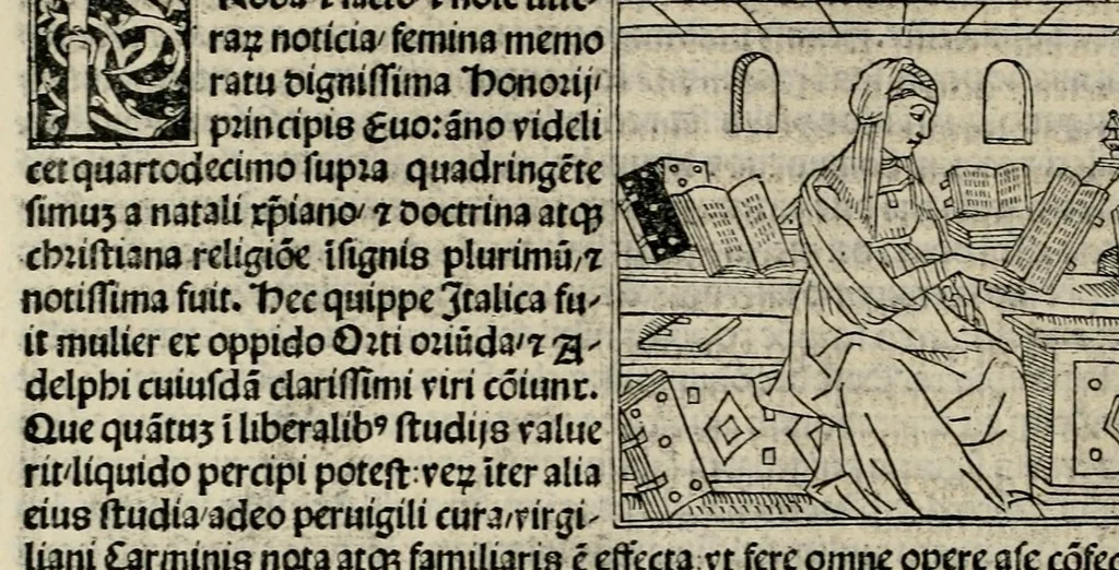 An illustration from De plurimis claris sceletisq mulieribus opus prope diuinu novissime congestum, leaf 244