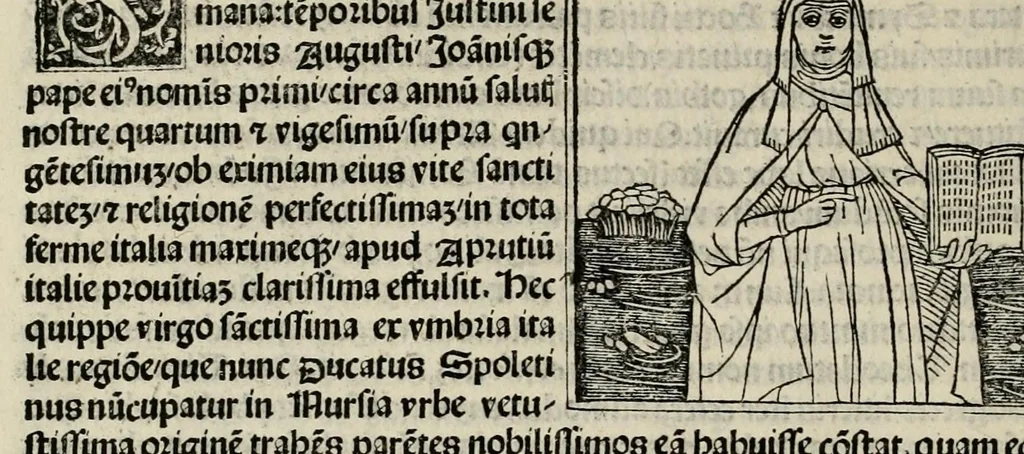 An illustration from De plurimis claris sceletisq mulieribus opus prope diuinu novissime congestum, leaf 264