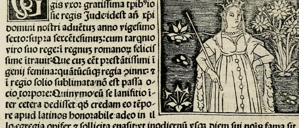 An illustration from De plurimis claris sceletisq mulieribus opus prope diuinu novissime congestum, leaf 76