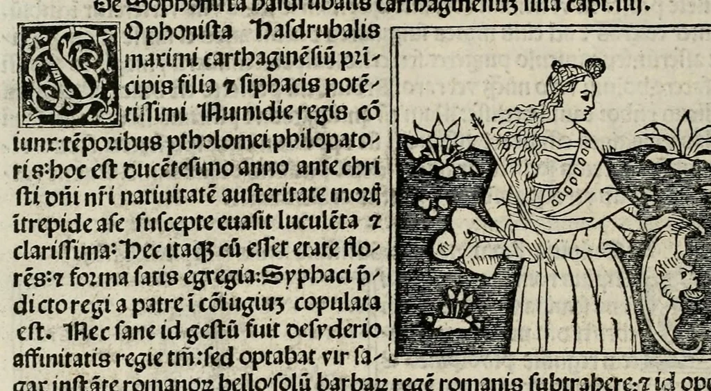 An illustration from De plurimis claris sceletisq mulieribus opus prope diuinu novissime congestum, leaf 94