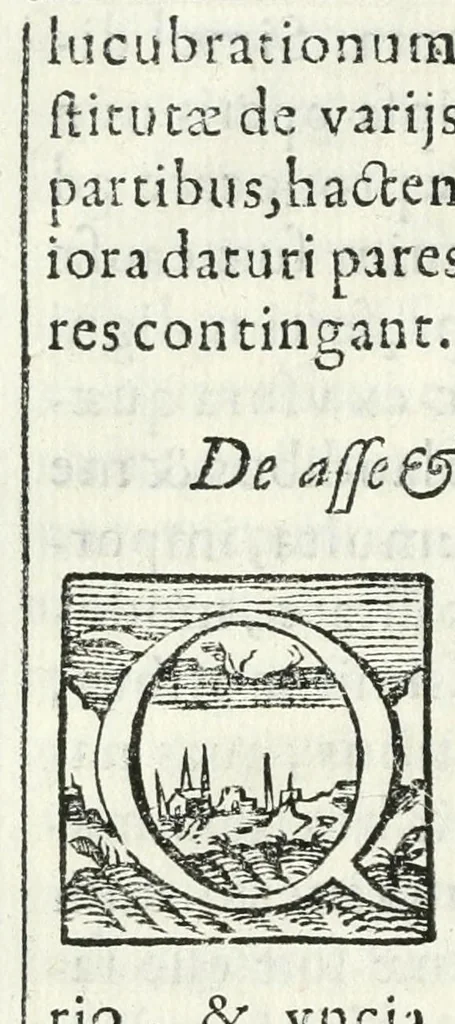 An illustration from De ponderibus et mensuris, 1599, leaf 20
