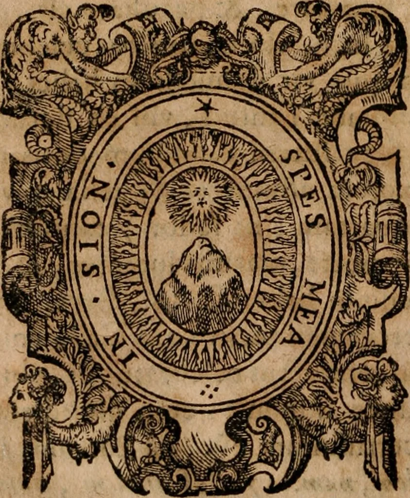 An illustration from De potestate legis mvnicipalis in advenas, et indigenas, tractatus gemina disqvisitione bipertitvs; ex pontificvm sanctionibvs, consiliorum scitis, & theologorum, ac iuris vtriusque consultorum doctrinis accuratè discussus: in quo praetereà complures conscientiae nodi distinctè, solidèque expediuntur, 1641, leaf 95