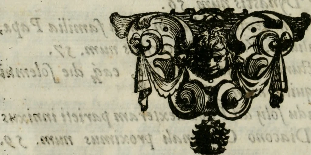 An illustration from De praefecto vrbis liber, 1631, leaf 15