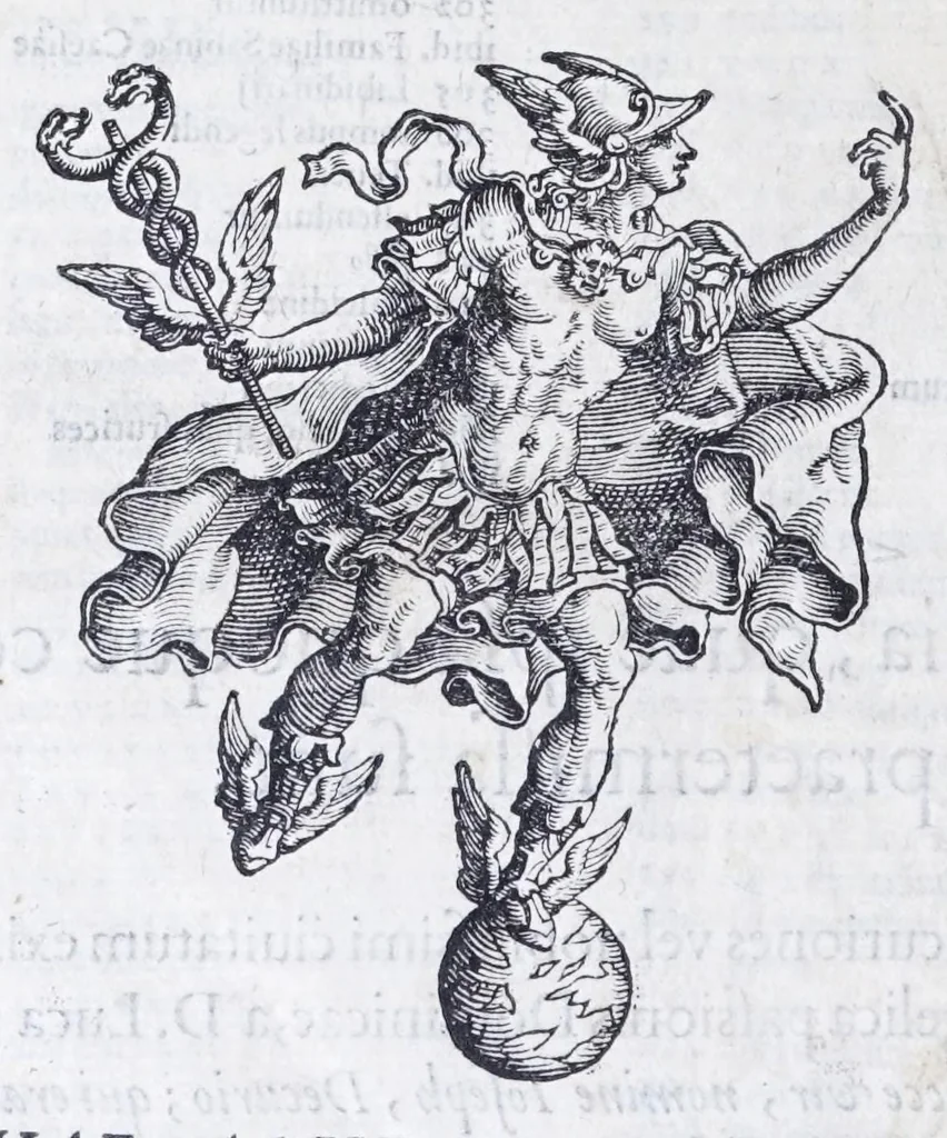 An illustration from De prisca Caesiorvm gente Io. Baptistae Fonteii primionis commentariorvm libri dvo : cvm Ivlii Iacobonii appendice, 1582, leaf 604
