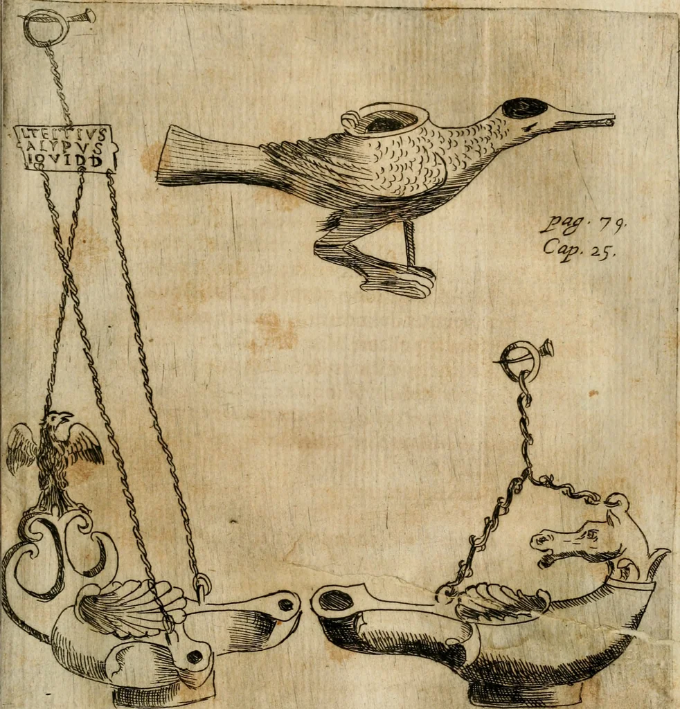 An illustration from De profanis, et sacris veteribvs ritibvs, 1665, leaf 106