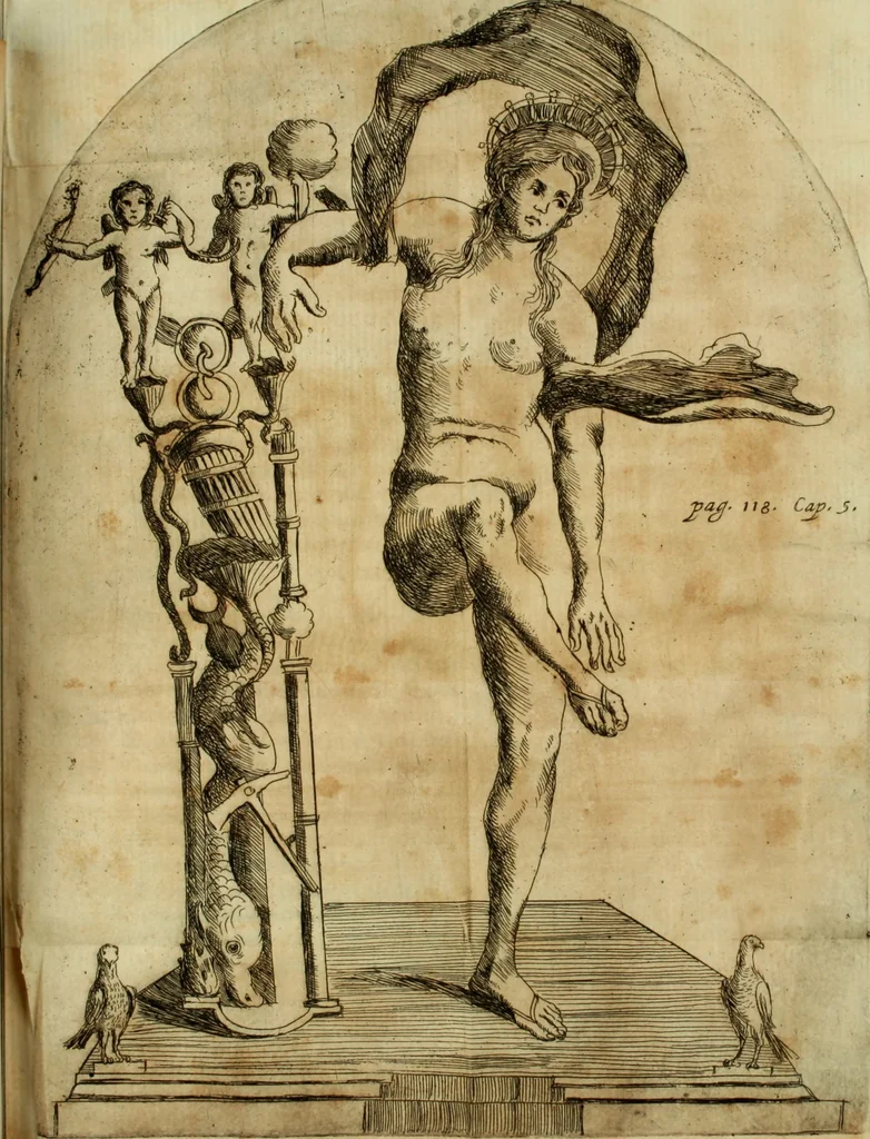 An illustration from De profanis, et sacris veteribvs ritibvs, 1665, leaf 162