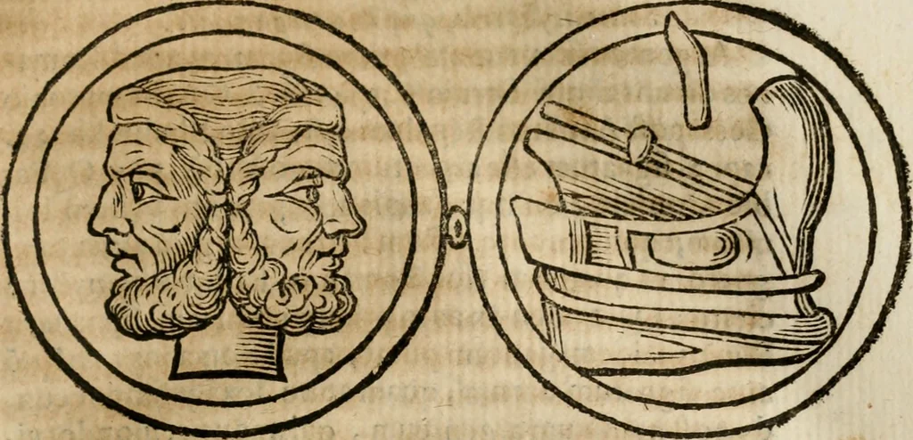 An illustration from De profanis, et sacris veteribvs ritibvs, 1665, leaf 232