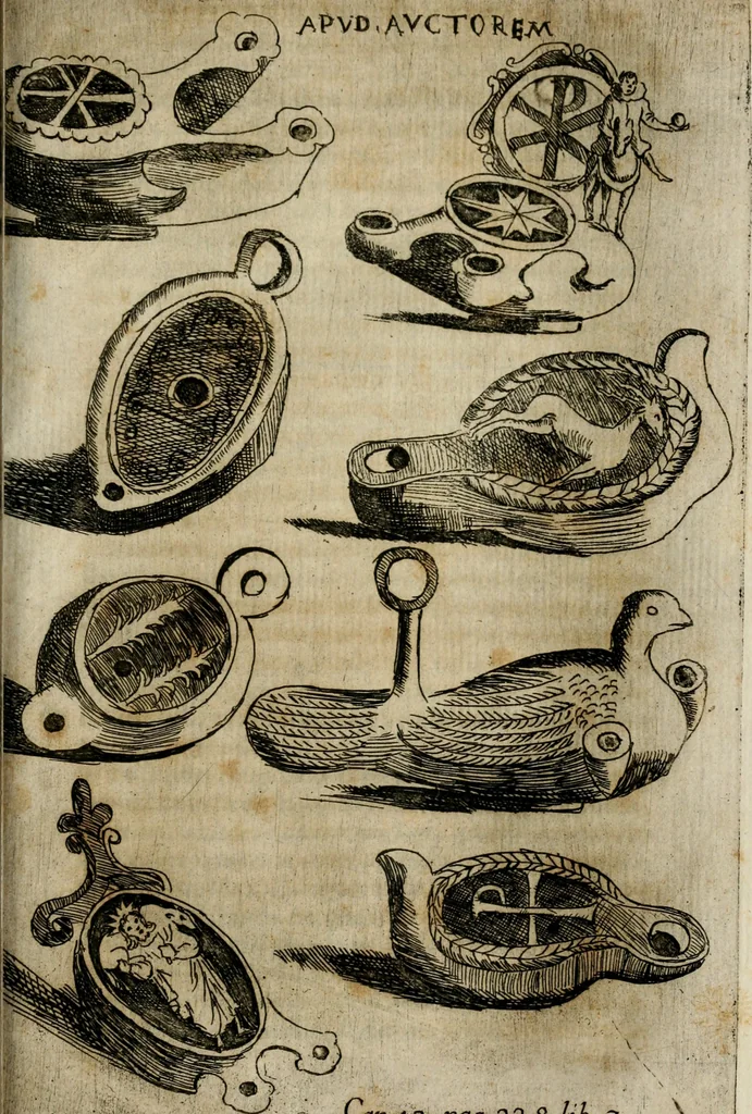 An illustration from De profanis, et sacris veteribvs ritibvs, 1665, leaf 610