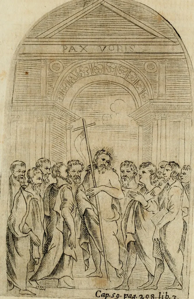 An illustration from De profanis, et sacris veteribvs ritibvs, 1665, leaf 684