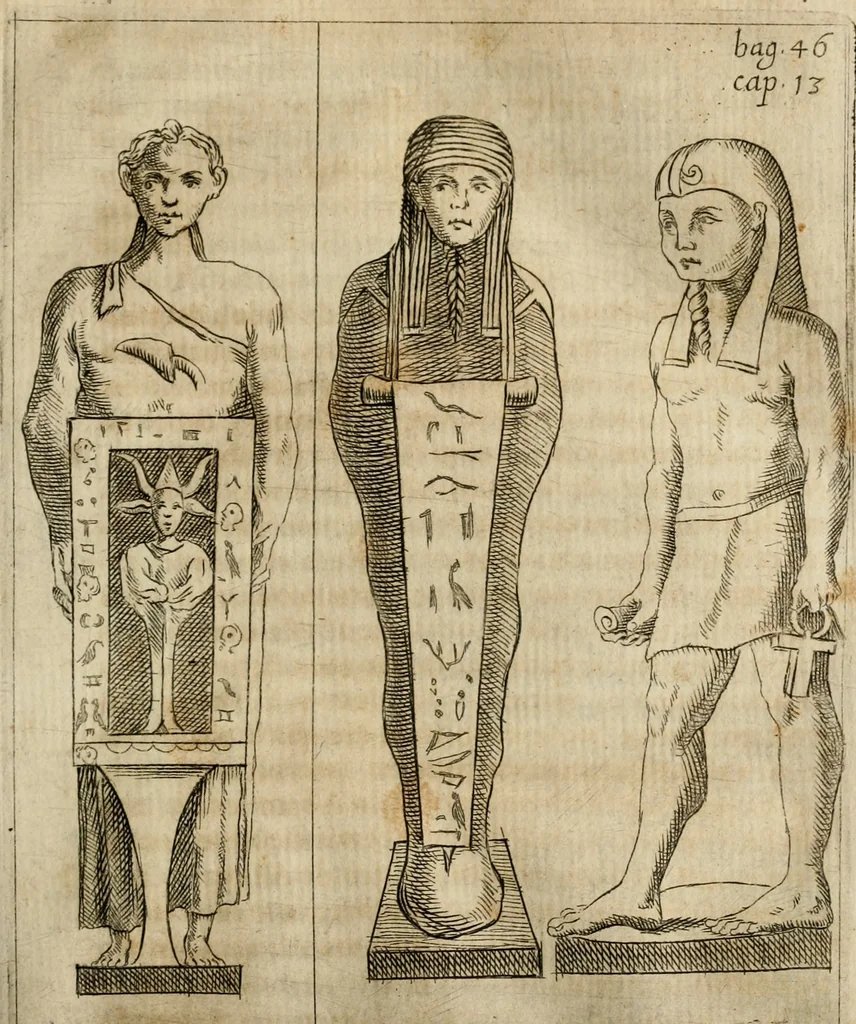 An illustration from De profanis, et sacris veteribvs ritibvs, 1665, leaf 70