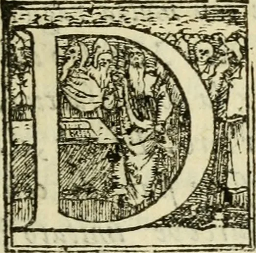 An illustration from De' ragguagli di Parnaso .., 1612, leaf 124