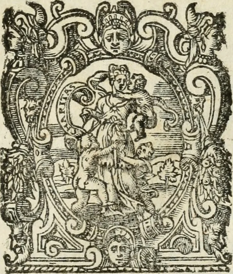 An illustration from De' ragguagli di Parnaso .., 1612, leaf 4