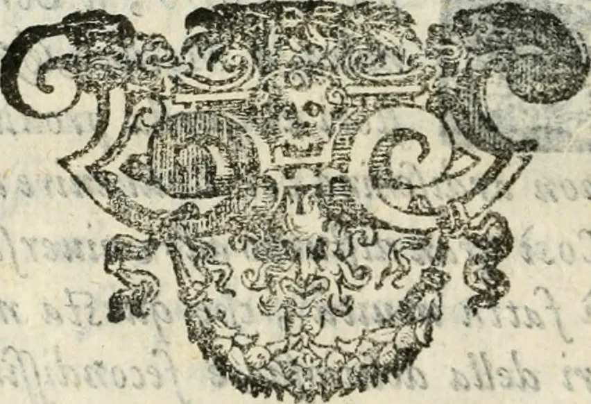 An illustration from De' ragguagli di Parnaso .., 1612, leaf 477