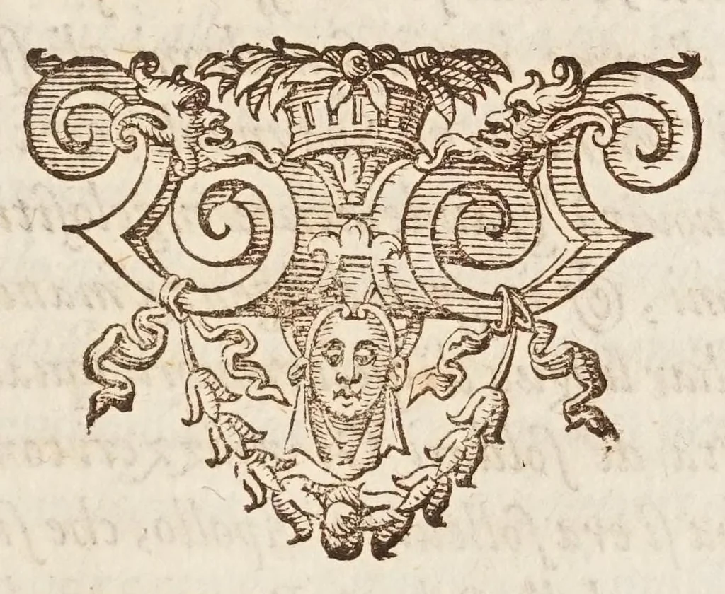 An illustration from De' ragguagli di Parnaso, 1614, leaf 181