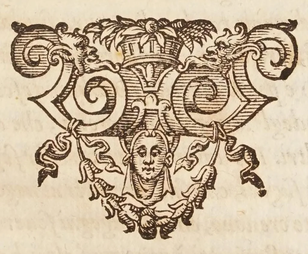 An illustration from De' ragguagli di Parnaso, 1614, leaf 241