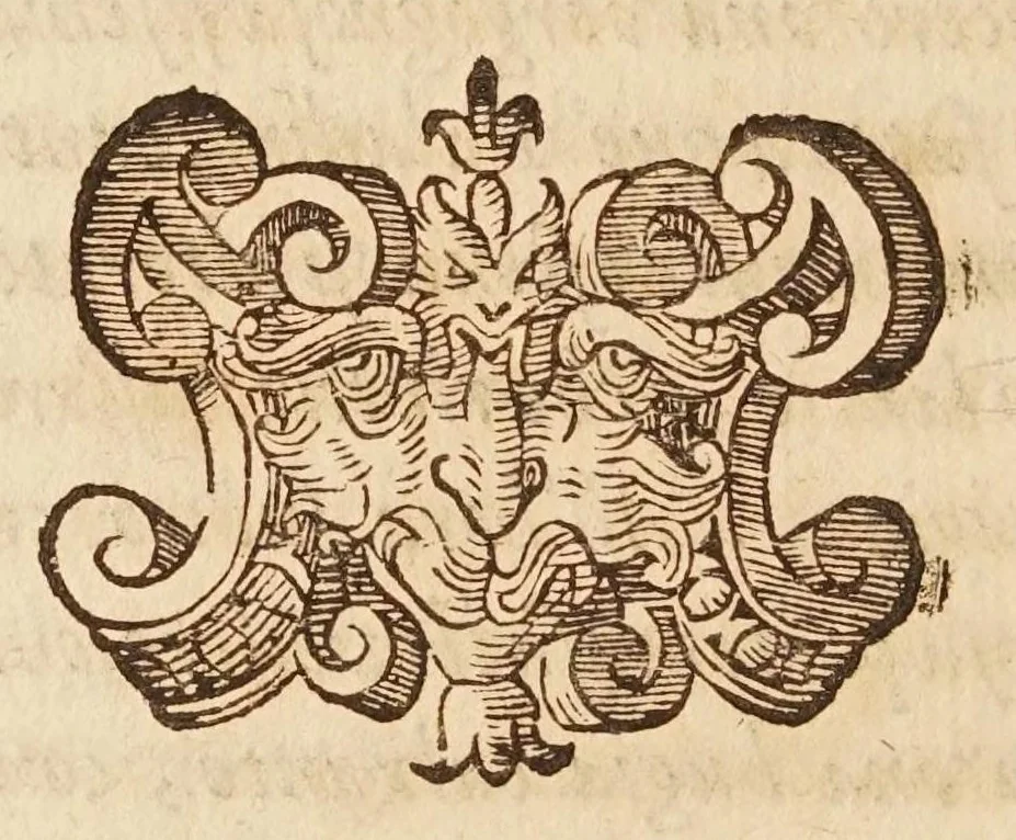 An illustration from De' ragguagli di Parnaso, 1614, leaf 430