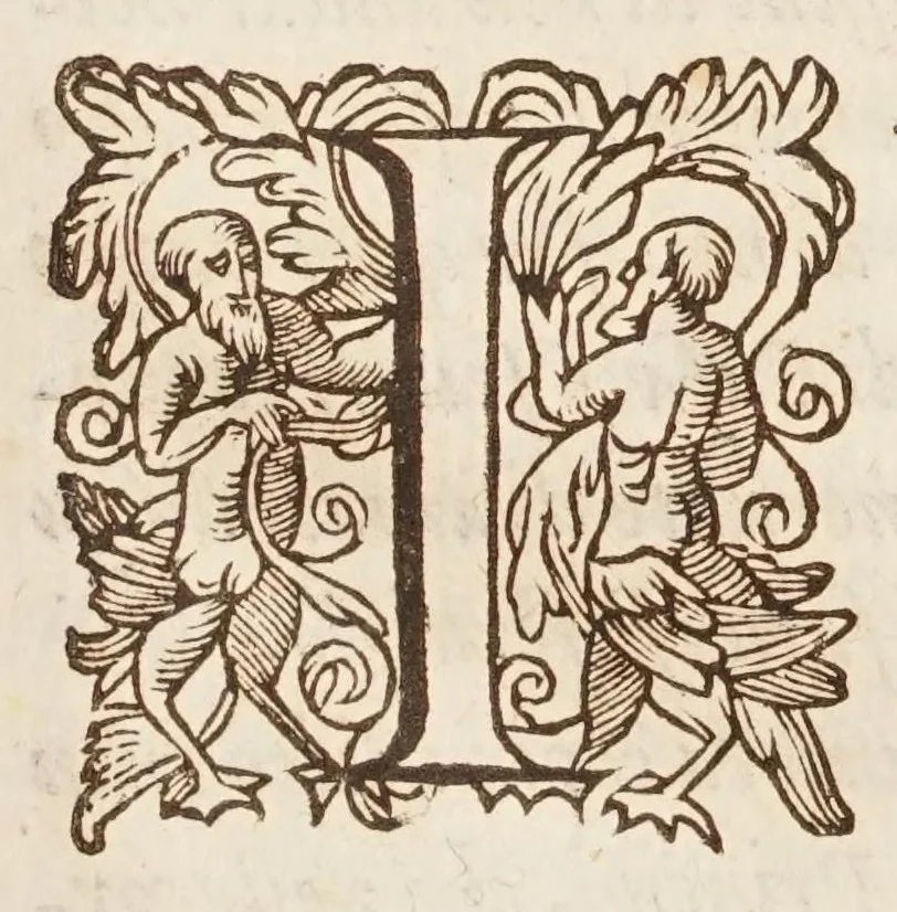 An illustration from De' ragguagli di Parnaso, 1614, leaf 61