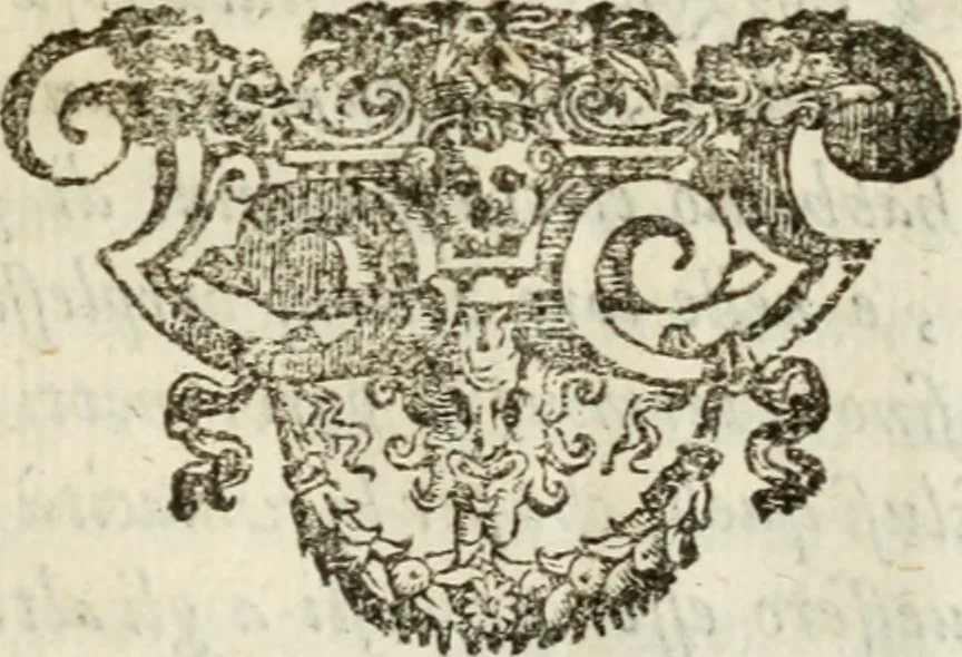 An illustration from De' ragguagli di Parnaso .., 1612, leaf 204