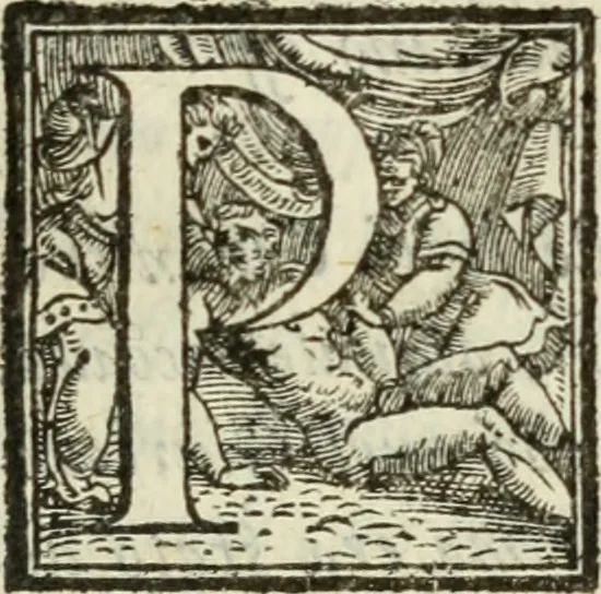 An illustration from De' ragguagli di Parnaso .., 1612, leaf 448