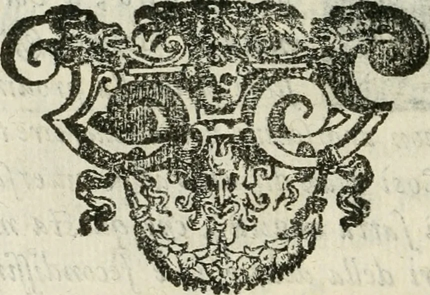 An illustration from De' ragguagli di Parnaso .., 1612, leaf 477