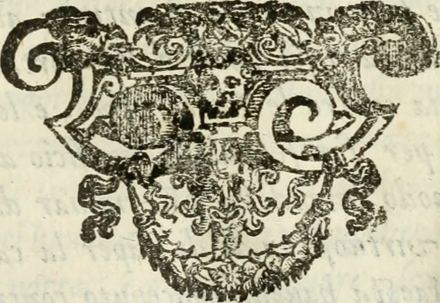 An illustration from De' ragguagli di Parnaso .., 1612, leaf 488