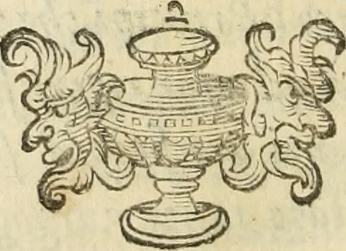 An illustration from De' ragguagli di Parnaso .., 1612, leaf 593