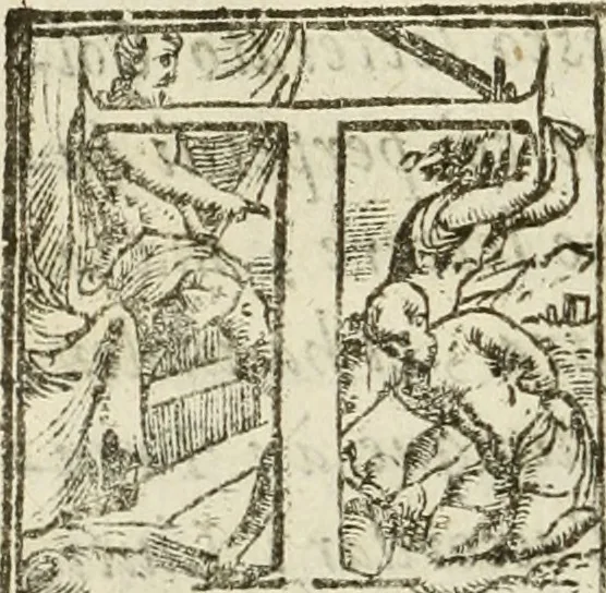 An illustration from De' ragguagli di Parnaso .., 1612, leaf 73