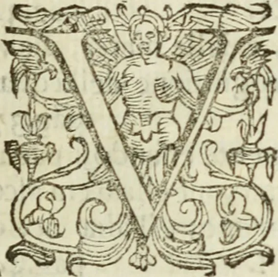 An illustration from De' ragguagli di Parnaso .., 1612, leaf 8