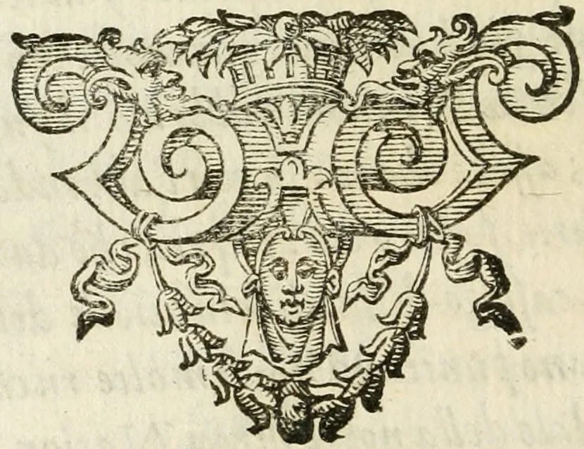 An illustration from De' ragguagli di Parnaso .., 1612, leaf 823