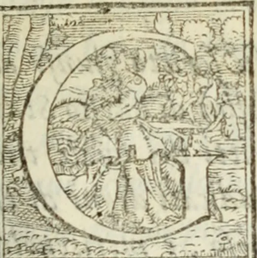 An illustration from De' ragguagli di Parnaso .., 1612, leaf 96