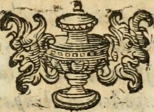 An illustration from De' ragguagli di Parnaso .., 1612, leaf 960
