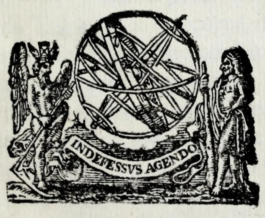 An illustration from De' ragguagli di Parnaso, 1669, leaf 7