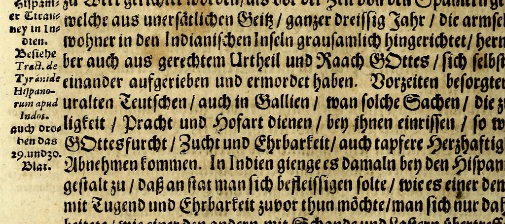 An illustration from Der americanischen Neuen Welt Beschreibung, : darinnen deren Erfindung, Lager, Natur, Eigenschaft, Sitten, Barbarey, und unerhörte Grausamkeit der Einwohner, Thier, Vögel, Fischen und anderer; beneben einer wunderbaren Schifffart und Reisebeschreibung nach Brasilien Hans von Staden, bürtig aus Homburg in Hessen; was er vor selzame wunderbare Länder und wilde Leute gesehen; was er innerhalb acht Jahren ausgestanden, und wie der högste Gott ihn aus so vielfaltiger groser Gefahr errettet habe &c. Mit vielen nachdenklichen Fragen und nothwendigen Figuren ausgezieret und zusammen getragen, 1664, leaf 116
