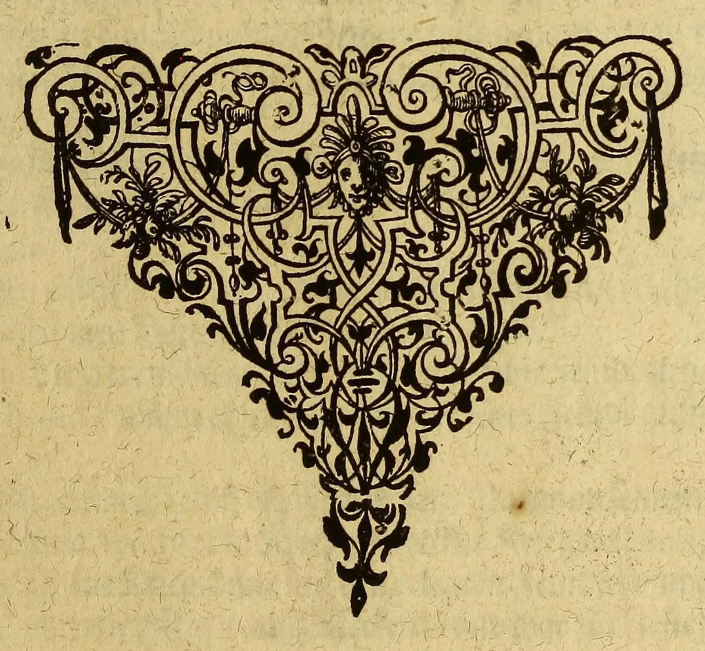 An illustration from Der ander Theil, der newlich erfundenen Landtschafft Americae, von dreyen Schiffahrten, so die Frantzosen in Floridam (die gegen Nidergang gelegen) gethan. : Eine vnter dem Hauptman[n] H. Laudonniere, Anno 1564. Die ander vnter H. Ribald 1565. Die dritte, vnter H. Guerguesio 1567. geschehen. Mit Beschreibung vnd lebendiger Contrafactur, dieser Provintze, Gestalt, Sitten vnd Gebräuch der Wilden,, 1603, leaf 59