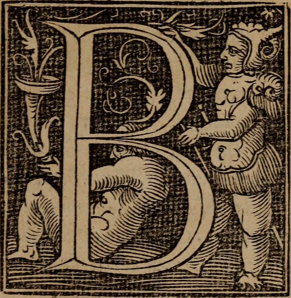 An illustration from D. Eras. Roterodami de duplici copia verborum ac rerum commentarii duo ; Eras. de laudibus literariae societatis, reip. ac magistratuum urbis Argentinae, epistola ad Jacobum Wimphelingum plane Erasmica, 1521, leaf 12