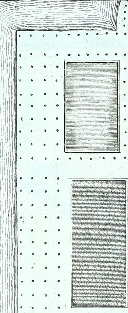 An illustration from Der auserlessneste und nach den Regeln der antiquen Bau-Kunst sowohl, als nach dem heutigen Gusto verneuerte Goldmann, als der rechtschaffenste Bau-Meister, oder die gantze Civil-Bau-Kunst : in unterschiedlichen vollständigen Anweisungen dergestalt abgehandelt, dass nicht leicht der geringste undeutliche Orth in der ehemahls edirten Goldmännischen Civil-Bau-Kunst befindlich, welcher nicht jetzo sattsam erkläret worden : alles auf das auffrichtigste mitgetheilet, 1721, leaf 248