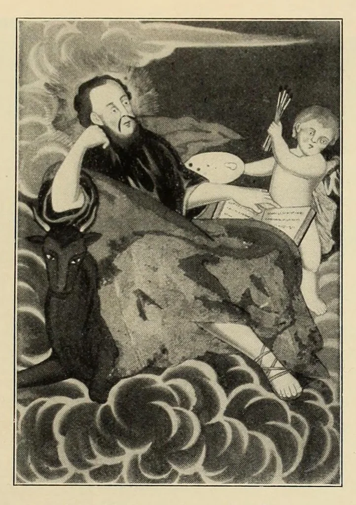 An illustration from Der Blaue Reiter, 1914, leaf 193