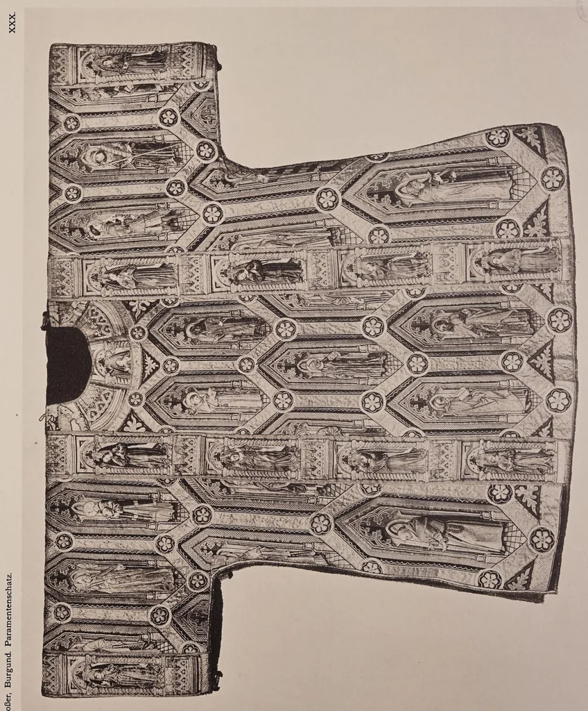 An illustration from Der burgundische Paramentenschatz de Ordens vom goldenen Vliesse : im Auftrage des hohen Oberstkammereramtes Sr. K. und K. Apost. Majestat hrsg, 1912, leaf 116