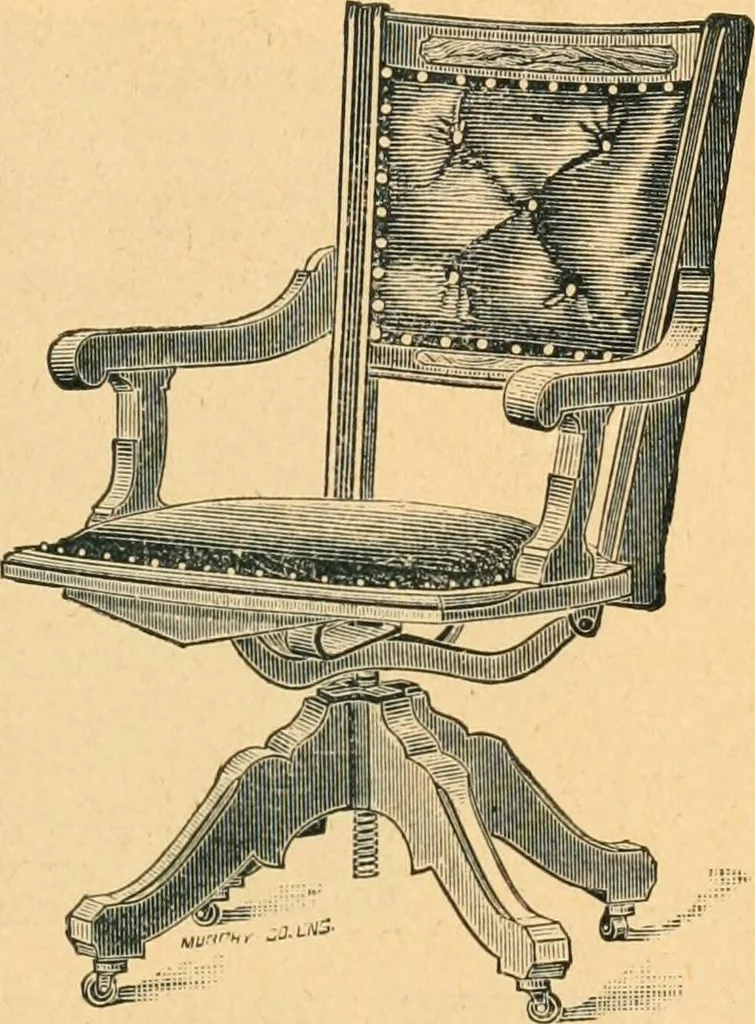 An illustration from Derby roll-top desk., 1886, leaf 16