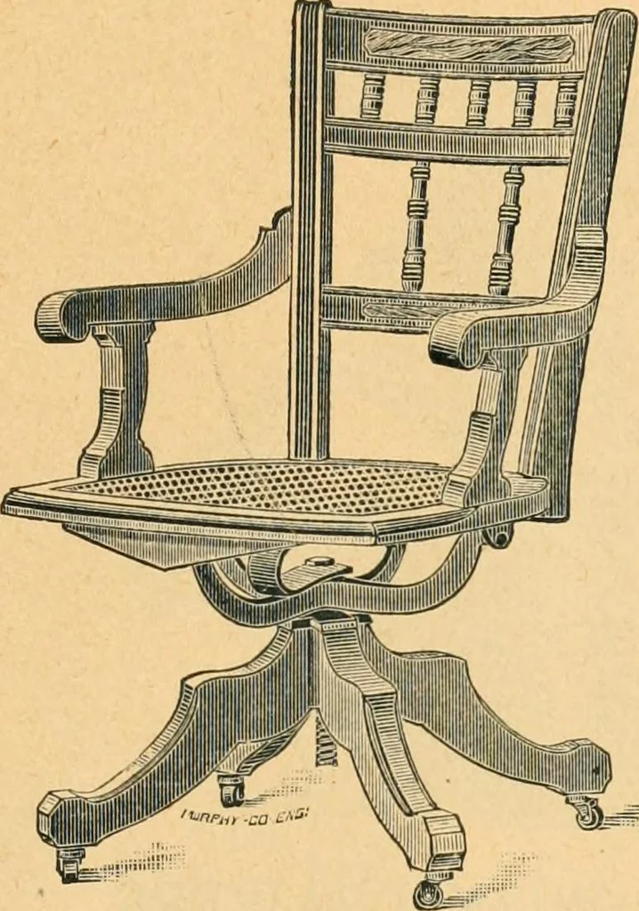 An illustration from Derby roll-top desk., 1886, leaf 16