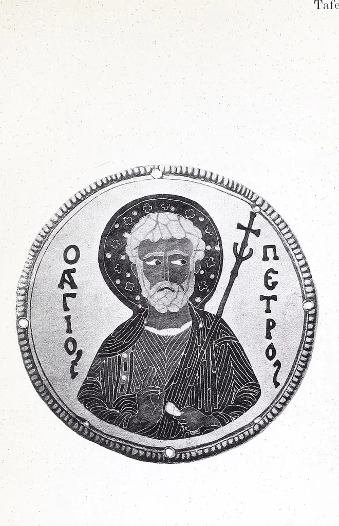 An illustration from Der byzantinische zellenschmelz, 1890, leaf 133