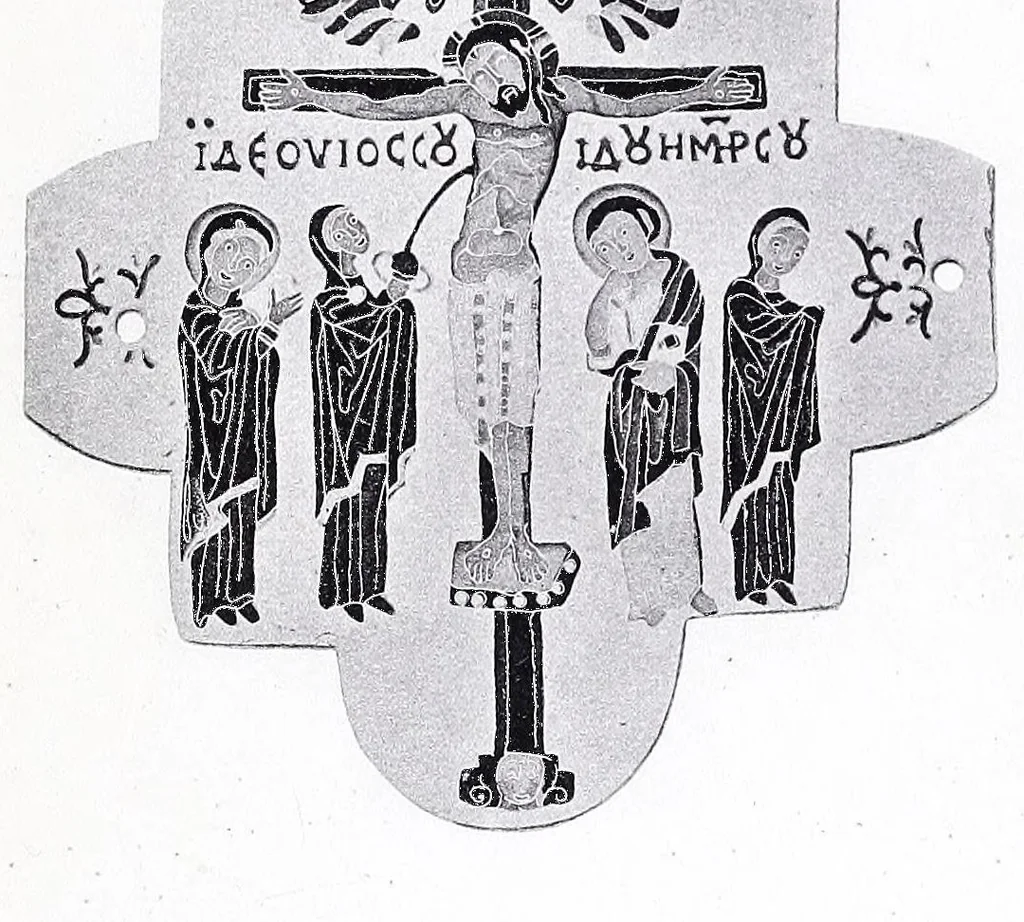 An illustration from Der byzantinische zellenschmelz, 1890, leaf 151