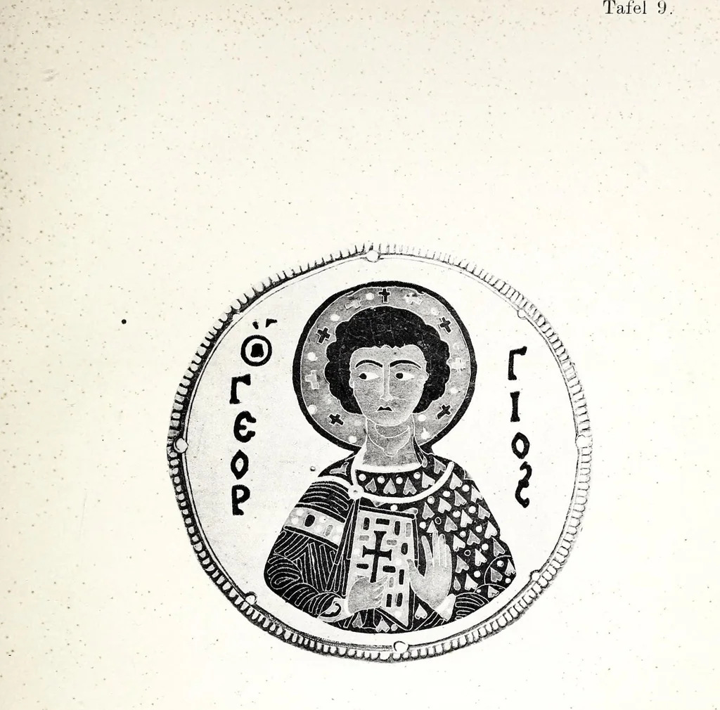 An illustration from Der byzantinische zellenschmelz, 1890, leaf 159