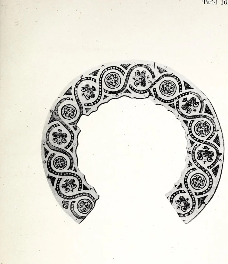 An illustration from Der byzantinische zellenschmelz, 1890, leaf 191