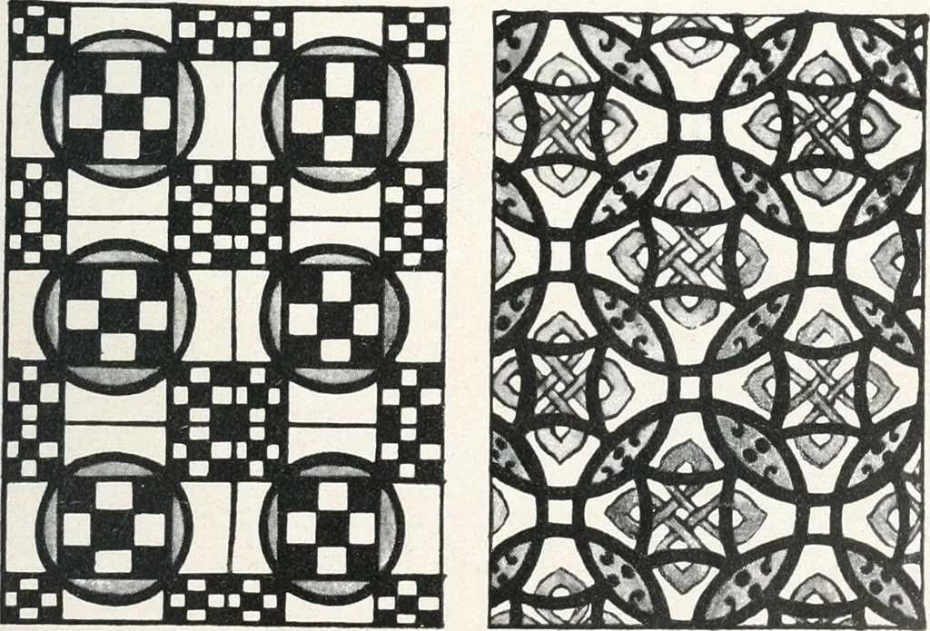 An illustration from Der chinesische Teppich, 1921, leaf 52