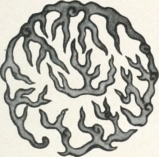 An illustration from Der chinesische Teppich, 1921, leaf 60