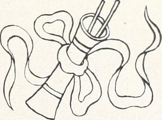 An illustration from Der chinesische Teppich, 1921, leaf 62