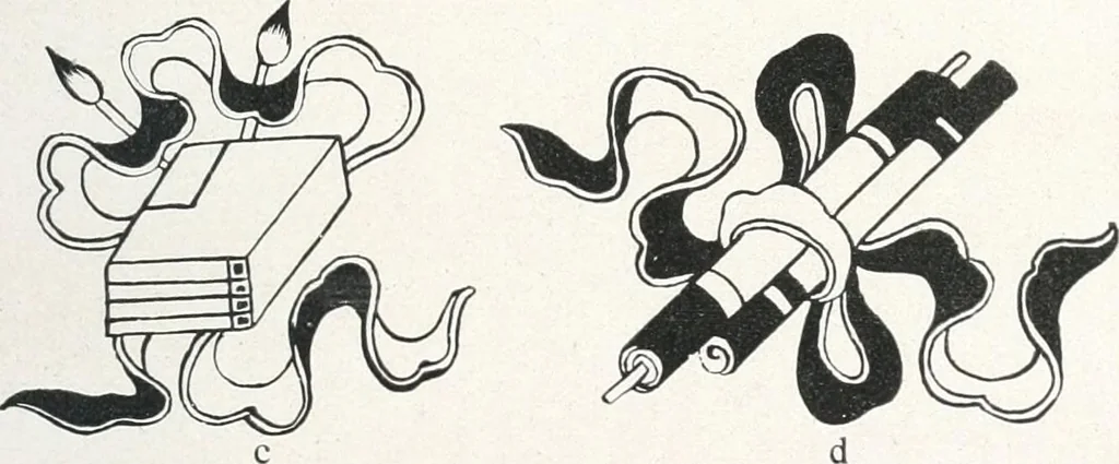 An illustration from Der chinesische Teppich, 1921, leaf 70